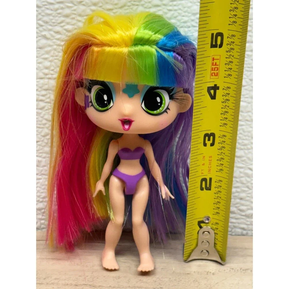 Decora Fashion Girlz With Stand And Rainbow Hair